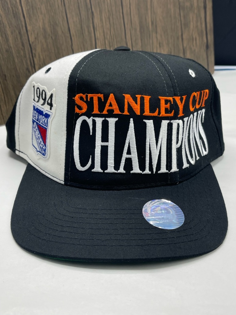 Vintage Starter NY Rangers 1994 Stanley Cup Champions Snapback Hat Cap NHL Black